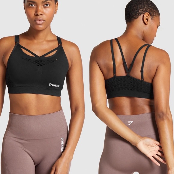 Gymshark Other - NWT Gymshark energy+seamless sports bra in black